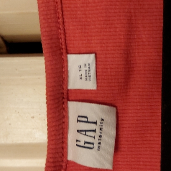 Coral pink,  Maternity tunic, Gap Xl, NWOT - Picture 3 of 6